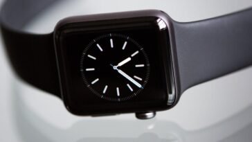 Black Apple Watch With Black Sports Band